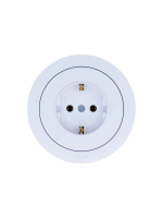 Розетка 1-м OSEN IP20 с заземл. ПБТ бел. LEZARD 743-0288-122B ТехноИмпульс