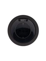 Розетка 1-м СП OSEN с заземл. с крышкой ПБТ механизм черн. бархат LEZARD 743-4288-123B ТехноИмпульс