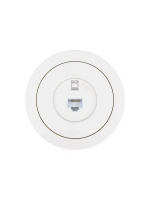 Розетка компьютерная СП OSEN RJ45 кат.6 механизм бел. LEZARD 743-0288-140 ТехноИмпульс