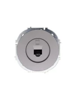 Розетка компьютерная СП OSEN RJ45 кат.6 механизм сер. матов. LEZARD 743-7488-140 ТехноИмпульс