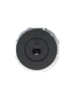 Розетка компьютерная СП OSEN RJ45 кат.6 механизм черн. бархат LEZARD 743-4288-140 ТехноИмпульс