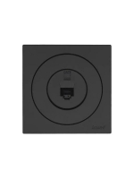 Розетка компьютерная СП OSEN RJ45 кат.6 механизм черн. бархат LEZARD 743-4288-140 ТехноИмпульс