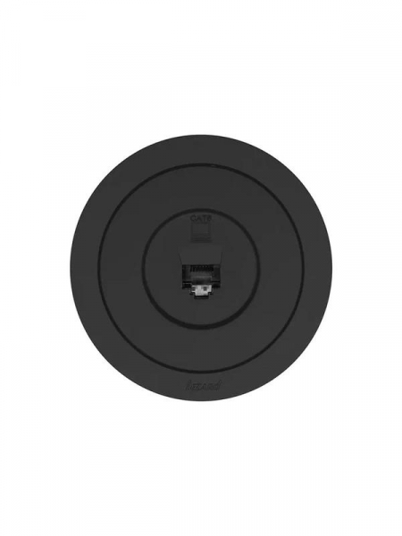 Розетка компьютерная СП OSEN RJ45 кат.6 механизм черн. бархат LEZARD 743-4288-140 ТехноИмпульс