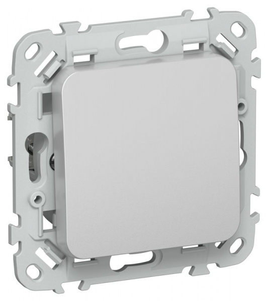 Выключатель 1-кл. СП FLITE ВС11-1-0-ФлА 10А механизм алюм. IEK FI-V10-0-10-1-K47 ТехноИмпульс