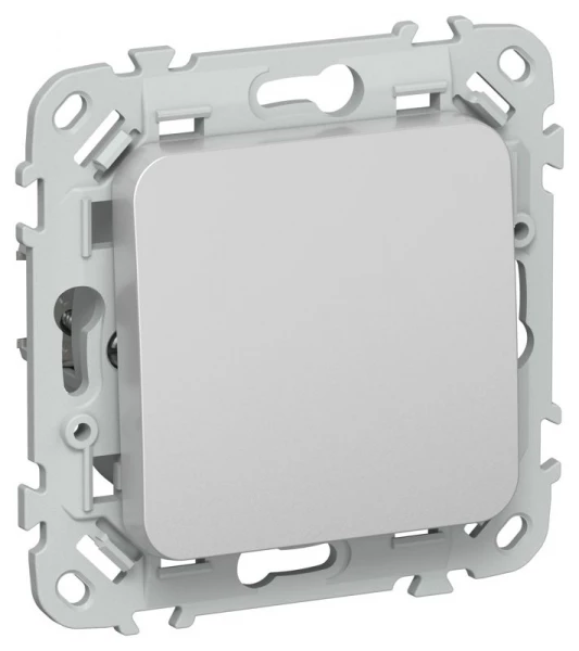 Выключатель 1-кл. СП FLITE ВС11-1-0-ФлА 10А механизм алюм. IEK FI-V10-0-10-1-K47 ТехноИмпульс