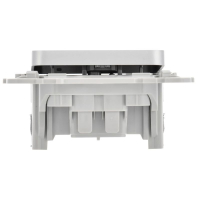 Выключатель 1-кл. СП FLITE ВС11-1-0-ФлА 10А механизм алюм. IEK FI-V10-0-10-1-K47 ТехноИмпульс