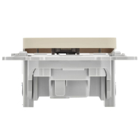 Выключатель 1-кл. СП FLITE ВС11-1-0-ФлСл 10А механизм сливочный IEK FI-V10-0-10-1-K86 ТехноИмпульс