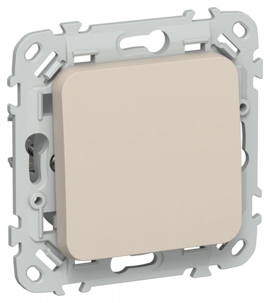 Выключатель проходной 1-кл. СП FLITE ВС61-1-0-ФлЛ 10А механизм льняной IEK FI-V12-0-10-1-K88 ТехноИмпульс