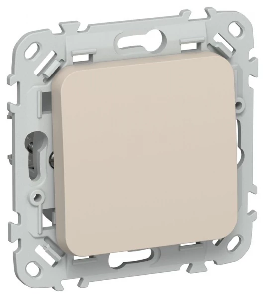 Выключатель проходной 1-кл. СП FLITE ВС61-1-0-ФлЛ 10А механизм льняной IEK FI-V12-0-10-1-K88 ТехноИмпульс