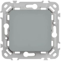 Выключатель проходной 1-кл. СП FLITE ВС61-1-0-ФлС 10А механизм сер. IEK FI-V12-0-10-1-K03 ТехноИмпульс