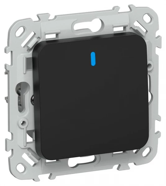 Выключатель 1-кл. СП FLITE ВС11-1-1-ФлЧ 10А с индикацией механизм черн. IEK FI-V10-1-10-1-K02 ТехноИмпульс