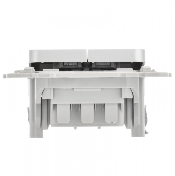 Выключатель 2-кл. СП FLITE ВС12-1-0-ФлА 10А механизм алюм. IEK FI-V20-0-10-1-K47 ТехноИмпульс