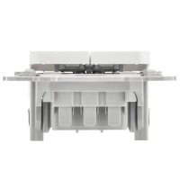 Выключатель 2-кл. СП FLITE ВС12-1-0-ФлБ 10А механизм бел. IEK FI-V20-0-10-1-K01 ТехноИмпульс
