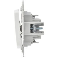 Выключатель 2-кл. СП FLITE ВС12-1-0-ФлБ 10А механизм бел. IEK FI-V20-0-10-1-K01 ТехноИмпульс