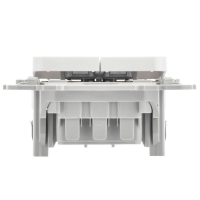 Выключатель 2-кл. СП FLITE ВС12-1-0-ФлБ 10А механизм бел. IEK FI-V20-0-10-1-K01 ТехноИмпульс