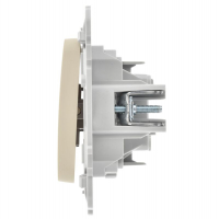 Выключатель 2-кл. СП FLITE ВС12-1-0-ФлСл 10А механизм сливочный IEK FI-V20-0-10-1-K86 ТехноИмпульс
