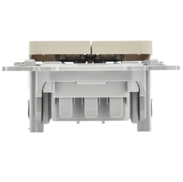 Выключатель 2-кл. СП FLITE ВС12-1-0-ФлСл 10А механизм сливочный IEK FI-V20-0-10-1-K86 ТехноИмпульс