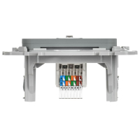 Розетка компьютерная СП FLITE РК5е-1-0-ФлС RJ45 кат.5E UTP механизм сер. IEK FI-K12-1-K03 ТехноИмпульс