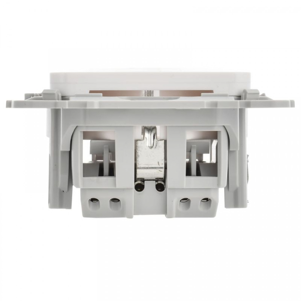 Розетка СП FLITE РС11-1-ФлБ 16А с заземл. без защ. шторок безвинтовое крепление механизм бел. IEK FI-R11-16-1-K01 ТехноИмпульс