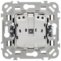 Розетка СП FLITE РС11-1-ФлЧ 16А с заземл. без защ. шторок безвинтовое крепление механизм черн. IEK FI-R11-16-1-K02 ТехноИмпульс