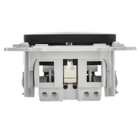 Розетка СП FLITE РС11-1-ФлЧ 16А с заземл. без защ. шторок безвинтовое крепление механизм черн. IEK FI-R11-16-1-K02 ТехноИмпульс