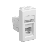 Розетка телефонная 1мод. Avanti "Белое облако" RJ12 модульная DKC 4400311 ТехноИмпульс