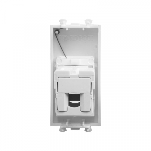 Розетка телефонная 1мод. Avanti "Белое облако" RJ12 модульная DKC 4400311 ТехноИмпульс
