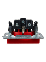 Розетка BRITE РС14-1-0-БрК 16А с заземл. защ. шторки механизм красн. IEK BR-R14-16-K04 ТехноИмпульс