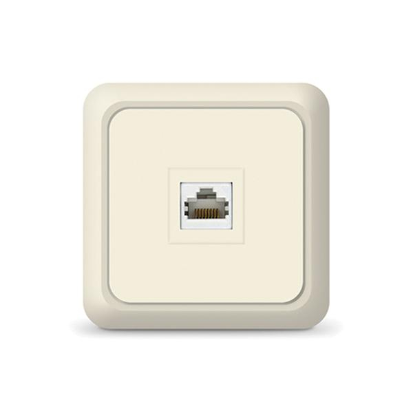 Розетка компьютерная 1-м Олимп сл. кость UNIVersal 1073 ТехноИмпульс