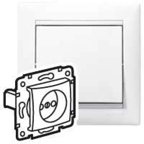 Розетка 1-м СП Valena 16А IP21 2P без заземл. механизм бел. (DIY-упак.) IEK 694268 ТехноИмпульс