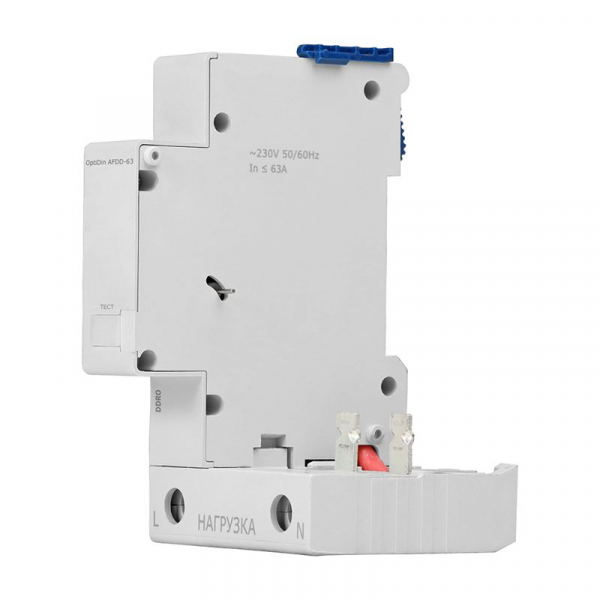 Устройство защиты от дугового пробоя (УЗДП) OptiDin AFDD-63-УХЛ3 КЭАЗ 339146 ТехноИмпульс