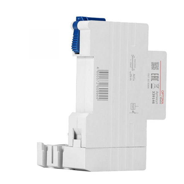 Устройство защиты от дугового пробоя (УЗДП) OptiDin AFDD-63-УХЛ3 КЭАЗ 339146 ТехноИмпульс