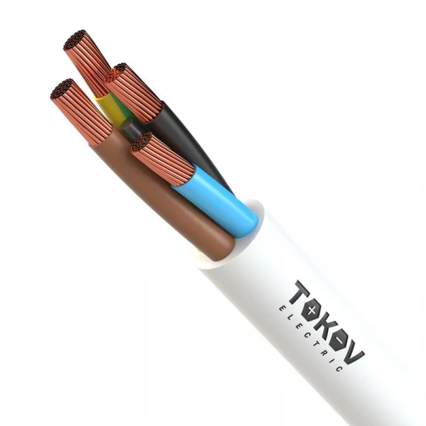 Провод TOKOV ELECTRIC ПВС 4х6(3х6+1х6) 380В Б (бухта) (м) 1945500 ТехноИмпульс