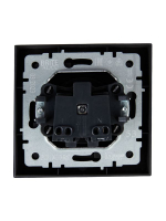 Розетка СП BRITE РСР10-1-0-БрГ 10А в сборе без заземл. без защ. шторок графит IEK BR-R10-10-K53-F ТехноИмпульс