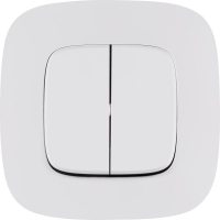 Выключатель 2-кл. СП Valena Allure 10А IP20 250В с лицев. панелью безвинтов. зажимы механизм бел. Leg 752705 ТехноИмпульс