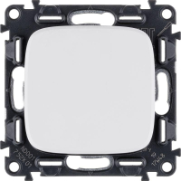 Выключатель 1-кл. СП Valena Allure 10А IP20 250В 10AX с лицев. панелью безвинтов. зажимы механизм бел. Leg 752701 ТехноИмпульс