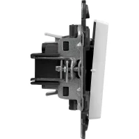 Выключатель 1-кл. СП Valena Life 10А IP20 250В 10AX с подсветкой с лицев. панелью механизм бел. Leg 752410 ТехноИмпульс