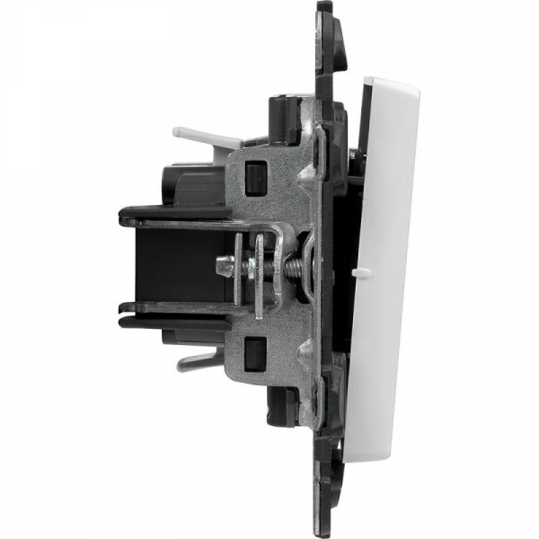 Выключатель 1-кл. СП Valena Life 10А IP20 250В 10AX с подсветкой с лицев. панелью механизм бел. Leg 752410 ТехноИмпульс