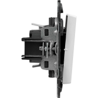 Выключатель 1-кл. СП Valena Life 10А IP20 250В 10AX с подсветкой с лицев. панелью механизм бел. Leg 752410 ТехноИмпульс