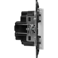 Розетка 1-м СП Valena Life 16А IP20 250В 2P+E винтов. клеммы механизм бел. Leg 753425 ТехноИмпульс