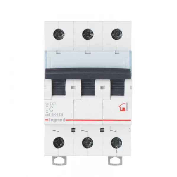 Выключатель автоматический модульный 3п C 32А 6кА TX3 6000 3мод. 400В Leg 404059 ТехноИмпульс