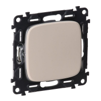 Выключатель 1-кл. СП Valena Allure 10А IP20 250В 10AX с лицев. панелью безвинтов. зажимы механизм сл. кость Leg 752801 ТехноИмпульс