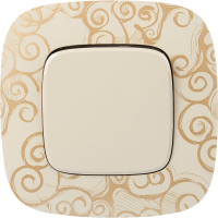 Выключатель 1-кл. СП Valena Allure 10А IP20 250В 10AX с лицев. панелью безвинтов. зажимы механизм сл. кость Leg 752801 ТехноИмпульс