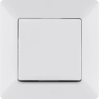 Выключатель 1-кл. СП Valena Life 10А IP20 250В 10AX с лицев. панелью безвинтов. зажимы механизм бел. Leg 752401 ТехноИмпульс