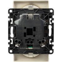 Розетка 2-м СП Valena Life 16А IP20 250В 2х2P+E безвинтов. клеммы с лицев. панелью механизм сл. кость Leg 753227 ТехноИмпульс