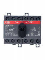 Рубильник реверсивный OT40F3C 40А (23А AC23) ABB 1SCA104913R1001 ТехноИмпульс