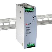 Блок питания на DIN-рейку 150Вт Uвх ~ 220В AC Uвых - 24В DC постоянного тока EKF DR-E-150W-24 ТехноИмпульс
