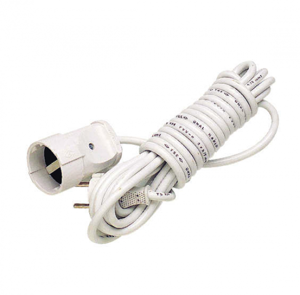 Удлинитель-шнур 1х7м без заземл. 10А IP20 Makel 10019 ТехноИмпульс