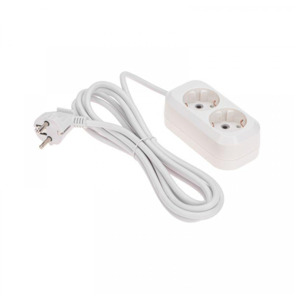 Удлинитель 2х3м с заземл. 3х0.75 бел. PROCONNECT 13-4203 ТехноИмпульс