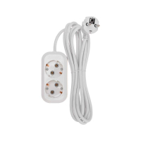 Удлинитель 2х3м с заземл. 3х0.75 бел. PROCONNECT 13-4203 ТехноИмпульс